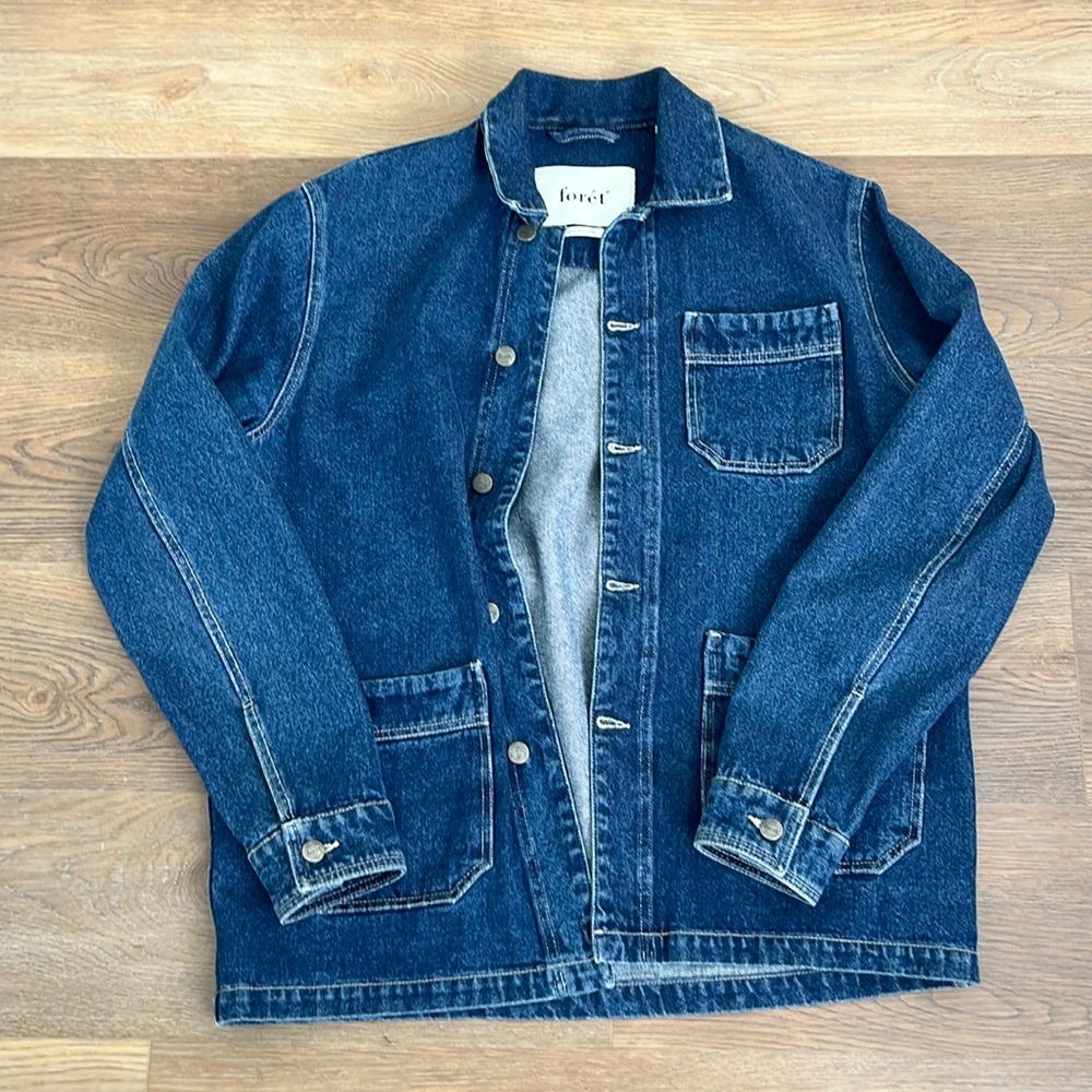 Danish denim chore coat